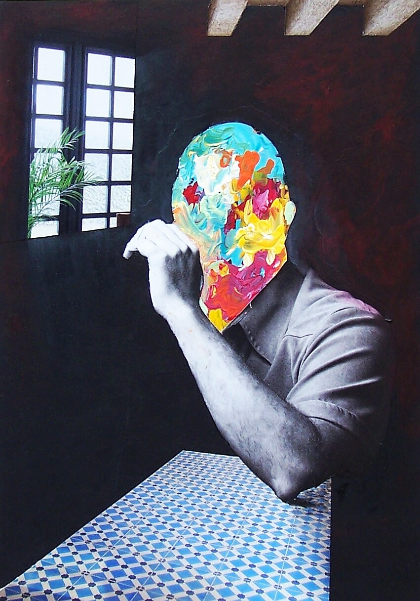 kolaj resim necmi toraman